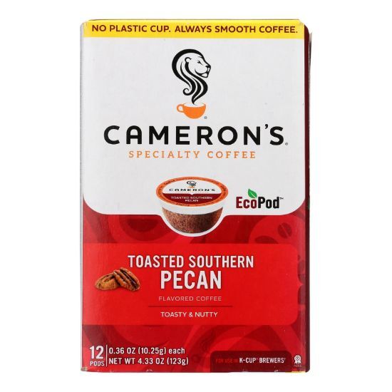 Cameron's Coffee - Coffee Toasted Southern Pecan - Case of 6 - 12 CT