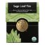 Buddha Teas - Organic Tea - Sage Leaf - Case of 6 - 18 Count