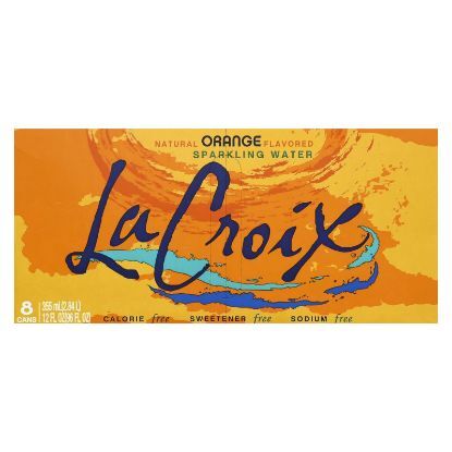 LaCroix - Sparkling Water - Orange - Case of 3 - 8/12 fl oz.