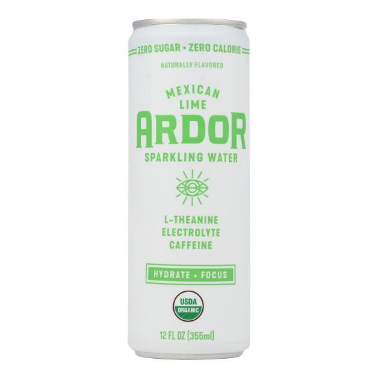 Ardor Sparkling Water - Sparkling Water Mexcn Lime - Case of 12-12 FZ