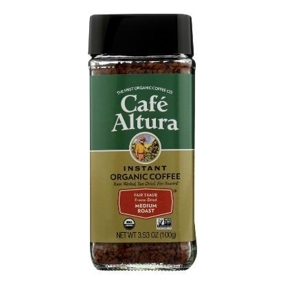 Cafe Altura Fair Trade Freeze Dried Organic  - Case of 6 - 3.53 OZ