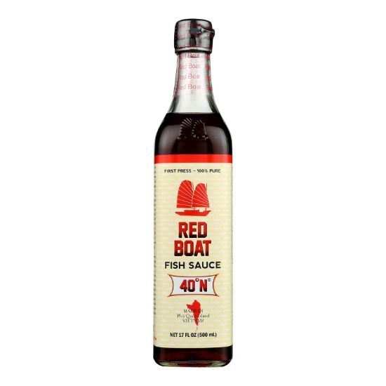 Red Boat Fish Sauce's Primary Ingredient  - Case of 12 - 17 OZ