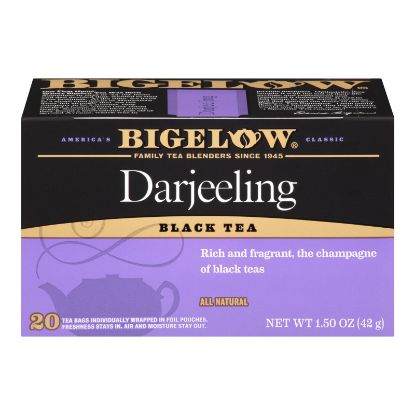 Bigelow Tea Darjeeling Black Tea - Case of 6 - 20 Bags