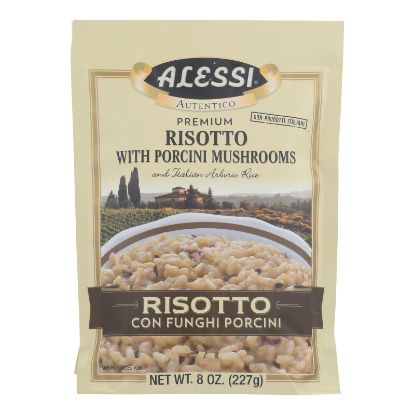 Alessi - Funghi Risotto - Porcini Mushrooms - Case of 6 - 8 oz.