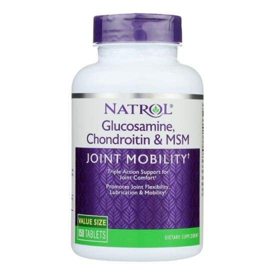 Natrol Glucosamine Chondroitin and MSM - 150 Tablets