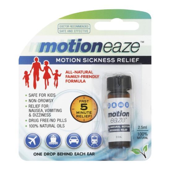 Motioneaze Motion Sickness Relief - Case of 6 - 2.5 ml