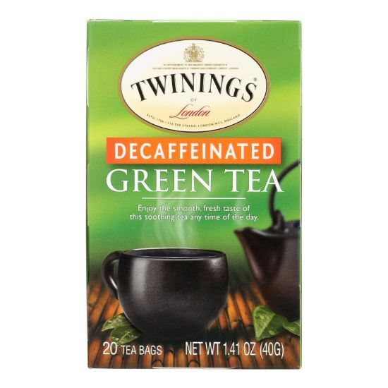 Twinings Tea Green Tea - Decaffeinated - Case of 6 - 20 Bags