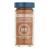 Morton And Bassett 100% Organic Ground Cinnamon - Case of 3 - 2.3 OZ