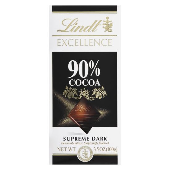 Lindt - Bar Chocolate Cocoa 90% - Case of 12-3.5 oz