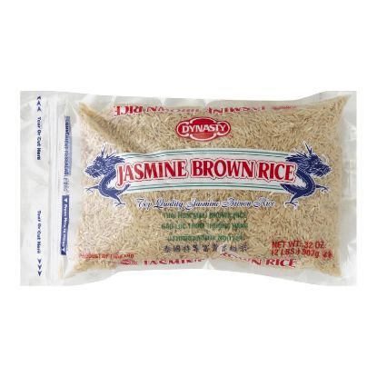 Dynasty Rice - Jasmine - Brown - Case of 12 - 2 lb.
