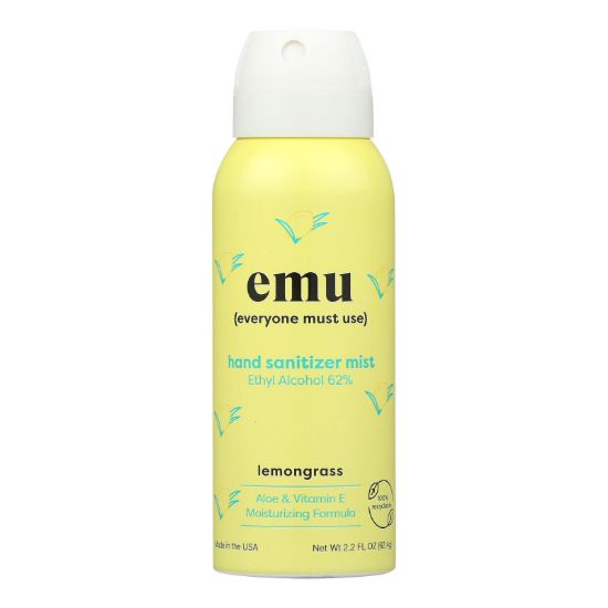 Emu - Hnd Sntzr Lemongrass Mist - Case of 6-2.2 OZ