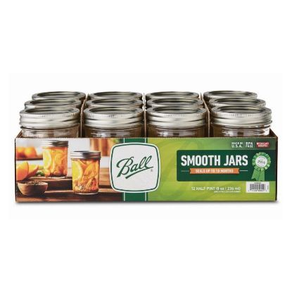 Ball Canning - Jars Smooth Sided 8oz - Case of 12