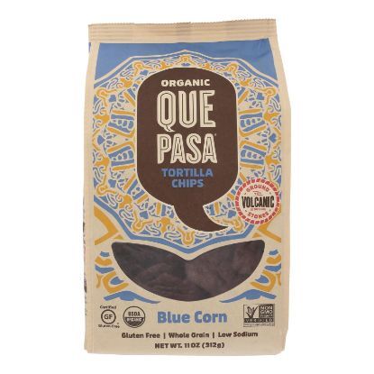 Que Pasa - Tortilla Chips Blue - Case of 6-11 OZ