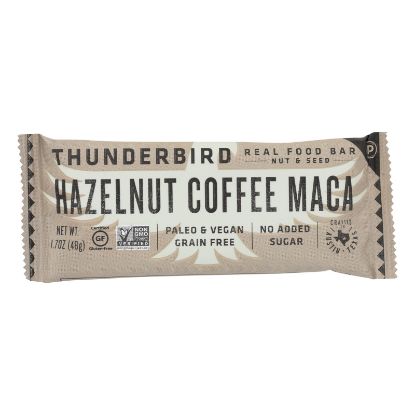 Thunderbird - Bar Hazlnt Coffee Maca - Case of 12-1.7 OZ