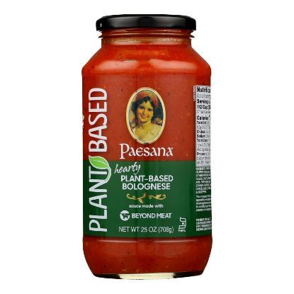 Paesana - Sauce Hearty Bolognese Plnt - Case of 6-25 OZ