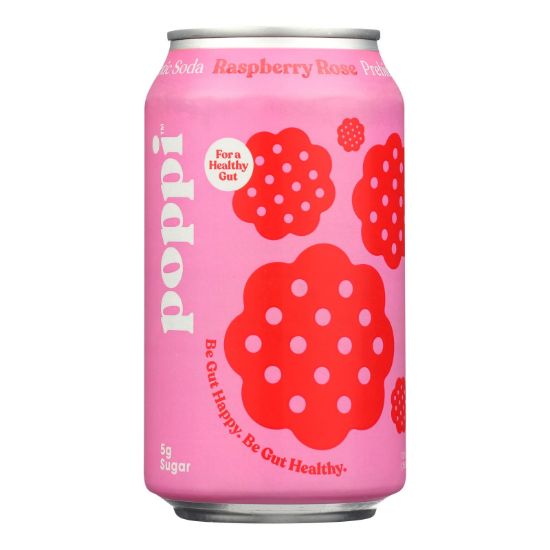 Poppi - Prebio Soda Raspberry Rse - Case of 12-12 FZ