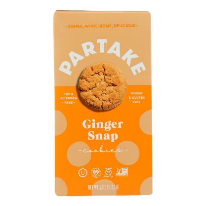 Partake Foods Mini Cookies - Case of 6 - 5.5 OZ