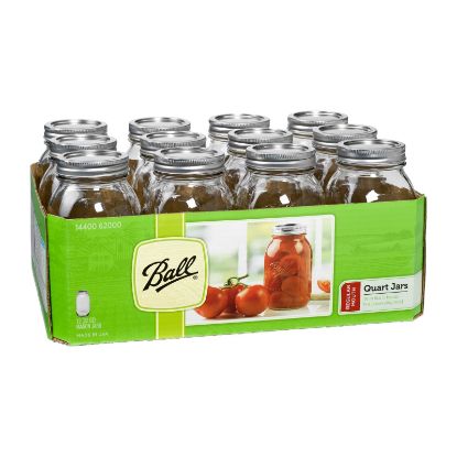 Ball Canning Jar Regular Mouth 32oz with Lid - Case of 1 - 12 Count