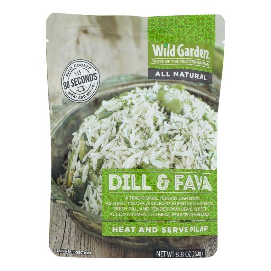 Wild Garden - Pilaf Dill & Fava - Case of 6 - 8.8 OZ