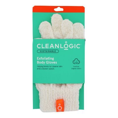 Cleanlogic - Bath Gloves Exfoliating - 2 CT