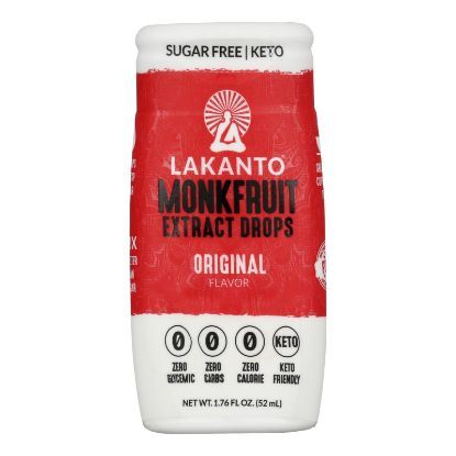 Lakanto - Lq Swtnr Mnkfruit Original Sugar Free - Case of 6-1.76 FZ