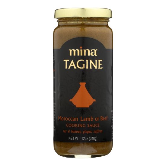 Mina's Moroccan Lamb Or Beef Tagine Sauce  - Case of 6 - 12 OZ