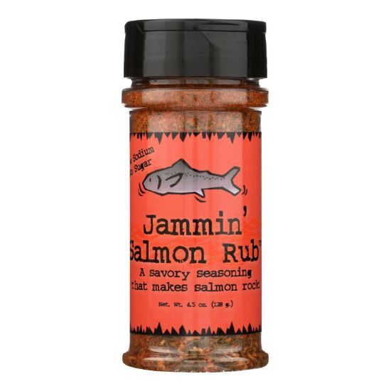 Mom's Gourmet Jammin' Salmon Rub - Case of 12 - 4.5 OZ