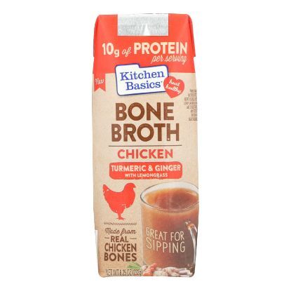 Kitchen Basics Chicken Bone Broth - Case of 12 - 8.25 FZ