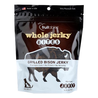 Fruitables - Dogtrts Jrky Grilld Bison - Case of 8-5 OZ