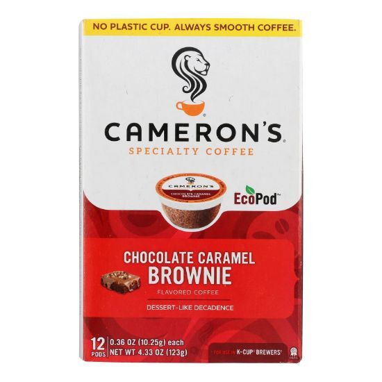 Cameron’S Specialty Coffee Chocolate Caramel Brownie  - Case of 6 - 4.33 OZ