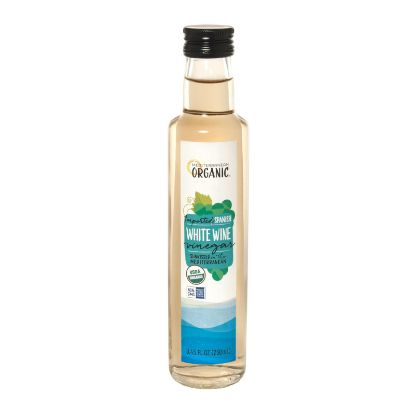 Mediterranean Organic Organic White Wine Vinegar - Case of 6 - 8.45 FZ