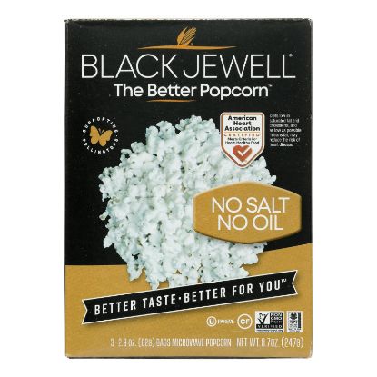 Black Jewell, Microwave Popcorn - Case of 6 - 8.7 OZ