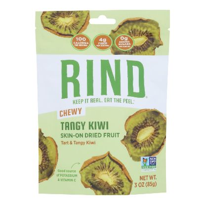 Rind Snacks - Dried Fruit Blend Tangy Kiwi - Case of 12 - 3 OZ