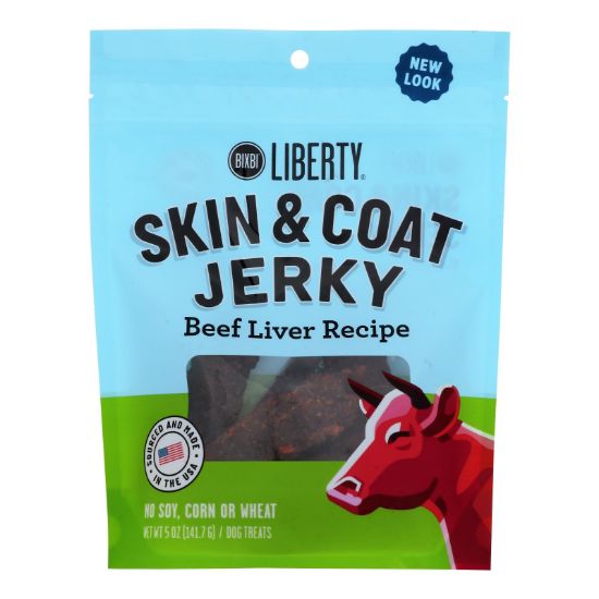 Bixbi - Jerky Skin & Coat Bf Livr - Case of 6-5 OZ