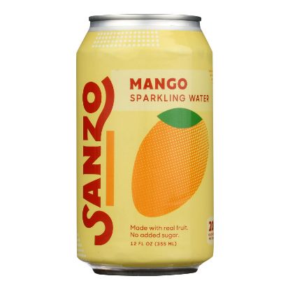 Sanzo - Sparkling Water Alphonso Mango - Case of 12-12 FZ