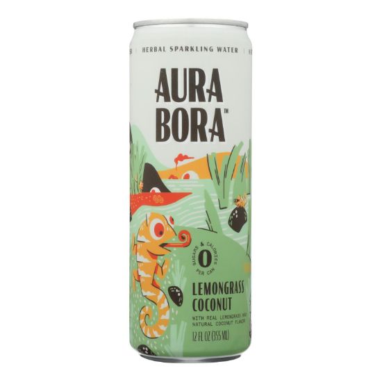 Aura Bora - Sparkling Water Lemgrs Coconut - Case of 12-12 FZ