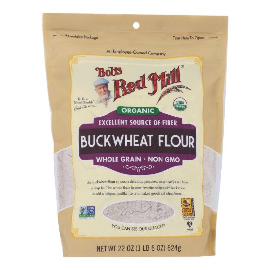 Bob's Red Mill - Flour Buckwheat - Case of 4 - 22 OZ