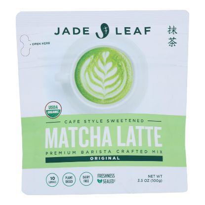 Jade Leaf Organics - Tea - Matcha Latte Mix - Case of 8 - 0.7 oz.