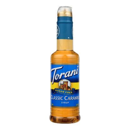 Torani - Coffee Syrup - Sugar Free Caramel - Case of 4 - 12.7 fl oz.