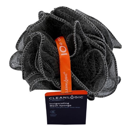 Cleanlogic - Charcoal Mesh Sponge - 1 CT