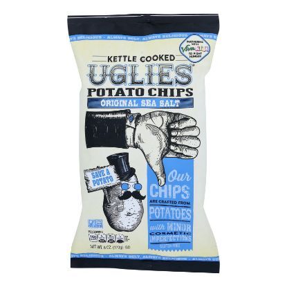 Uglies - Pot Chips Original Sea Salt Ktle - Case of 12 - 6 OZ