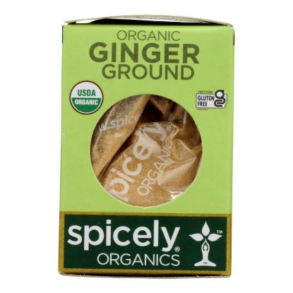 Spicely Organics - Organic Ginger - Ground - Case of 6 - 0.4 oz.