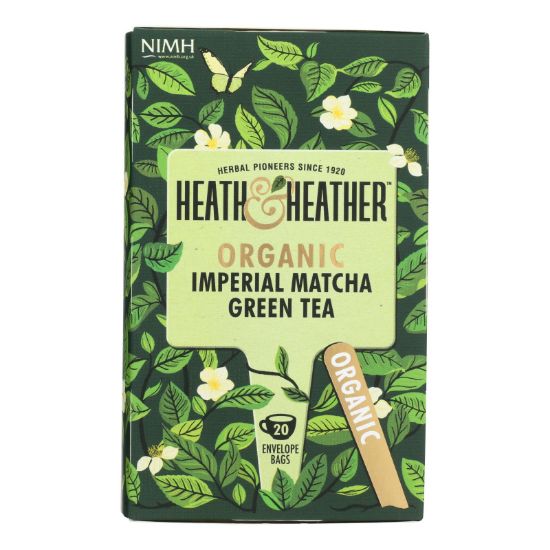 Heath & Heather - Tea Imperial Mtcha Gr - Case of 6 - 20 CT