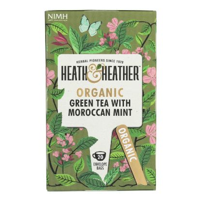 Heath & Heather - Tea Green W/mrccn Mint - Case of 6 - 20 CT