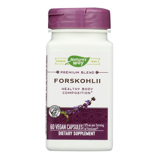 Nature's Way - Standardized Forskohlii - 60 Veg. Capsules