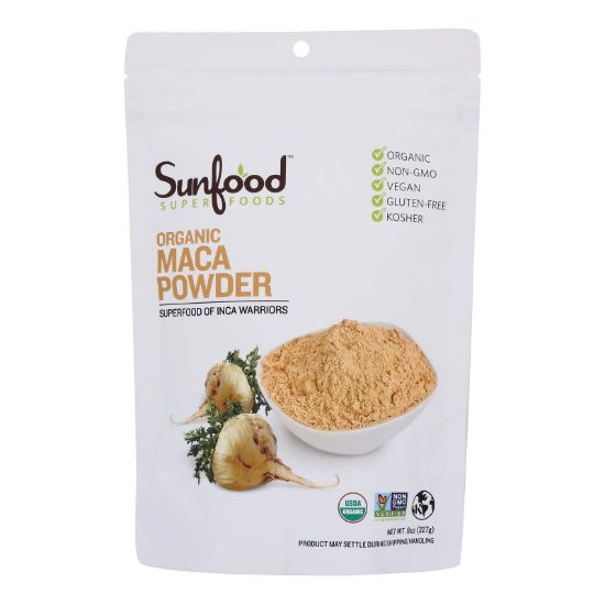 Sunfood - Maca Powder Organic - 1 Each -8 OZ