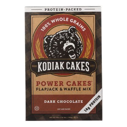 Kodiak Cakes Power Cakes Dark Chocolate Flapjack And Waffle Mix  - Case of 6 - 18 OZ