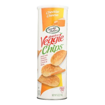 Sensible Portions, Garden Veggie Chips, Cheddar Cheese - Case of 12 - 5 OZ