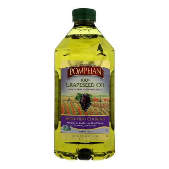 Pompeian 100% Grapeseed Oil - Case of 8 - 68 FZ