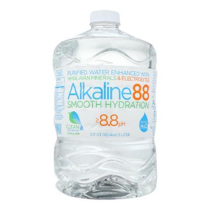 Alkaline 88 - Water Purified 8.8 Ph - Case of 4 - 3 Liter